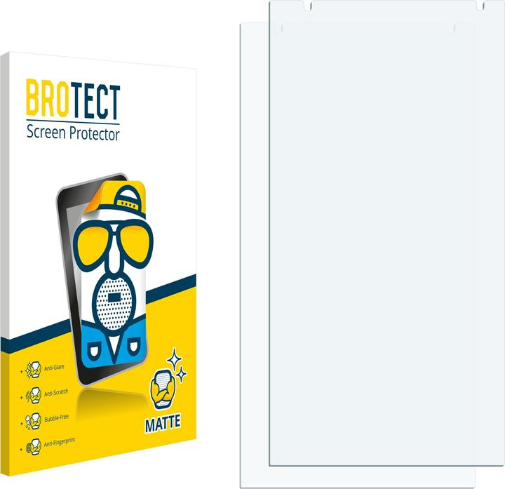 Productafbeelding BROTECT Anti-glansfolie Schermbeschermer Matte schermbeschermfolie (2 Stuk, ZTE Axon 7 mini)