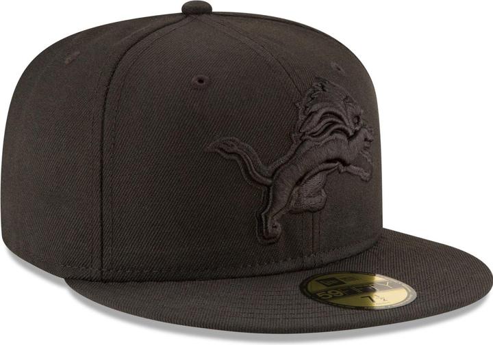 Produktbild New Era 59Fifty Cap - NFL BLACK Detroit Lions - 7 1/4 (7 1/4)