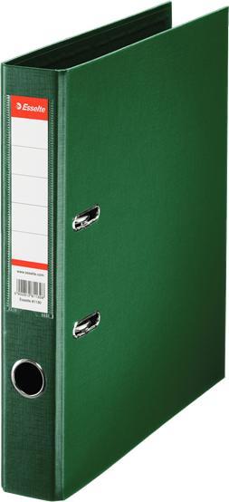 Image du produit Dymo Classeur plastique standard, DIN A4, 50 mm, vert Couverture intérieure et extérieure en film PP (A4, 50 mm, 1 pièce(s))