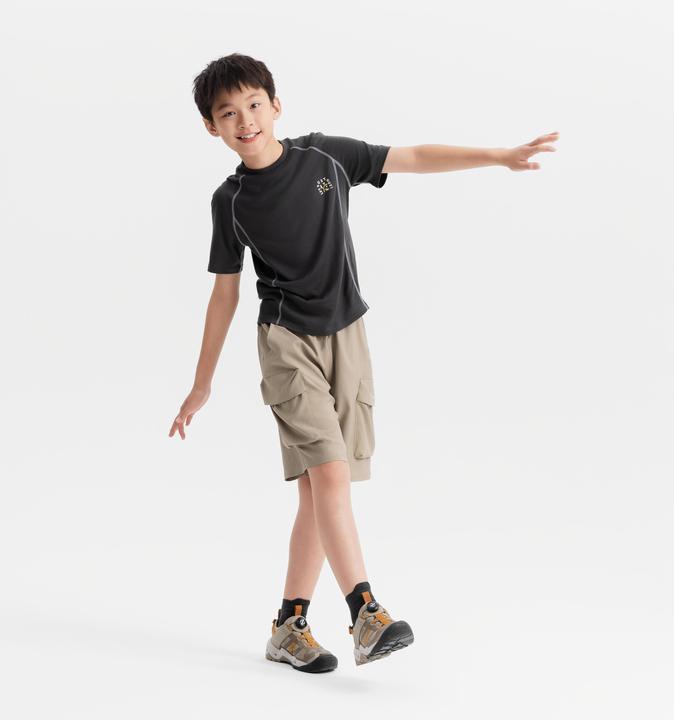 Immagine prodotto Quechua Wander-T-Shirt Kinder Merino - MH900 grau (14, 15, 16)