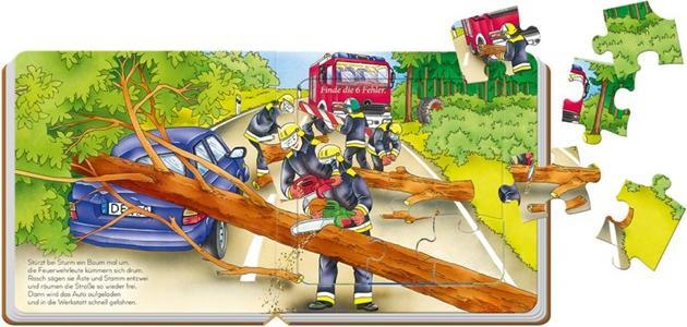 Produktbild Puzzlebuch Feuerwehr (10 Teile)
