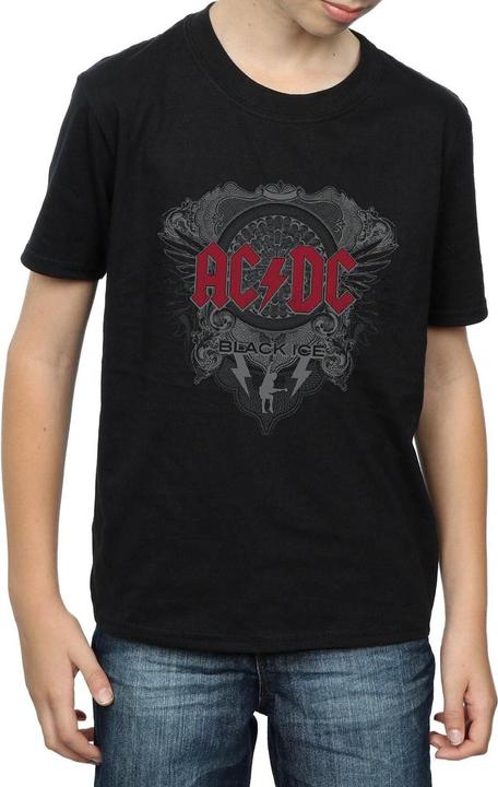 Produktbild AC/DC Schwarzes Ice Logo TShirt Jungen aus Baumwolle (116)