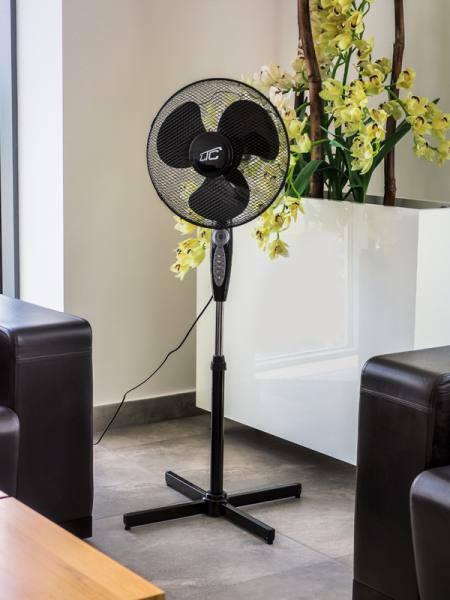 Produktbild Lasmex Stehventilator WT03 40W 16" schwarz 3 Modi mit Fernbedienung HQ