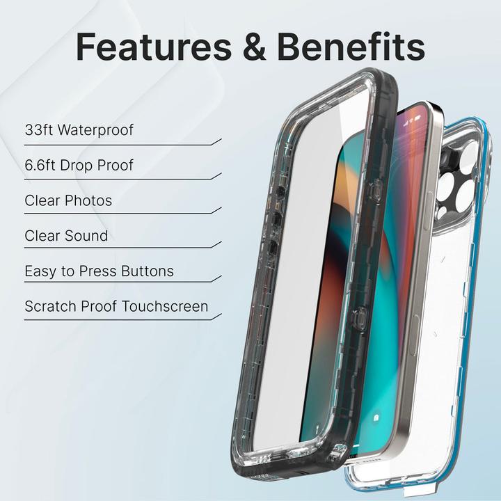 Immagine prodotto Catalyst Total Protection Case - Wasserdichtes (10m) und Schock (Apple iPhone 16 Pro Max)