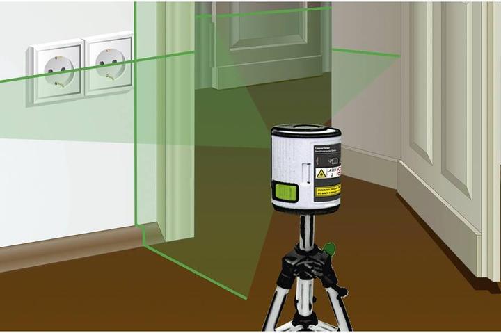 Actual product image Laserliner EasyCross-Laser Work Set Cross line laser self-levelling