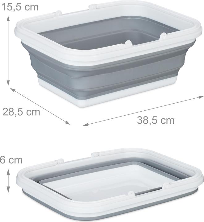 Immagine prodotto Relaxdays Bacinella pieghevole