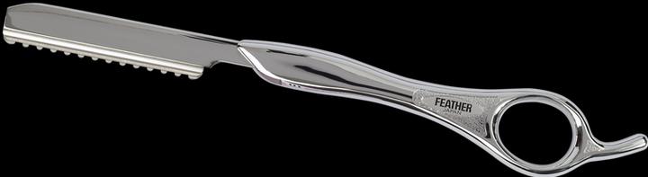 Feather Rasiermesser Original silber