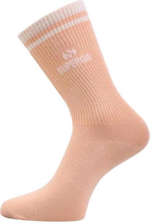 Actual product image Superga Unisex Adult Ribbed Knitted Socks (Pack of 3) (S)