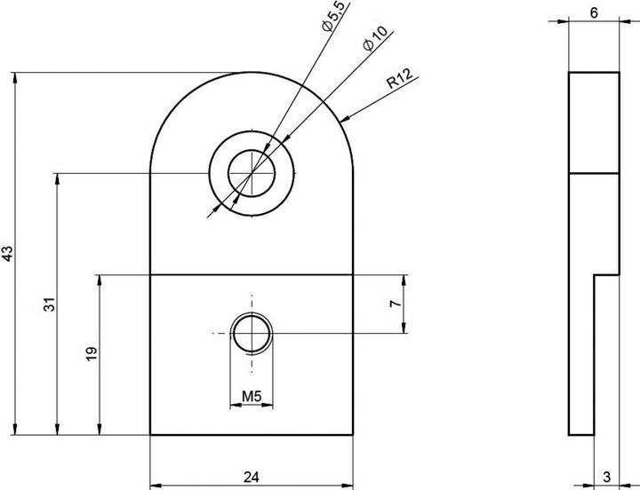 Image du produit effeff Jeu de pattes d'adaptation pour la construction en bois (Poignée de porte)