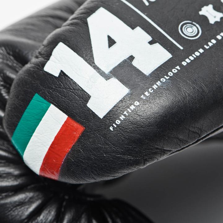 Immagine prodotto Leone Guantoni da boxe Shock Plus GN102L Nero (10 OZ, Taglia unica)