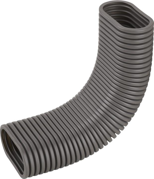 Actual product image Fränkische Rohrwerke FRA MMR-B MMR-B multimedia bend 92x50 without sleeve grey