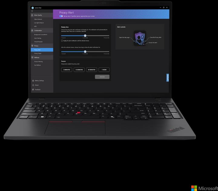 Actual product image Lenovo ThinkPad T16 Gen 3 (16", Intel Core Ultra 5 135U, 16 GB, 1000 GB, DE)