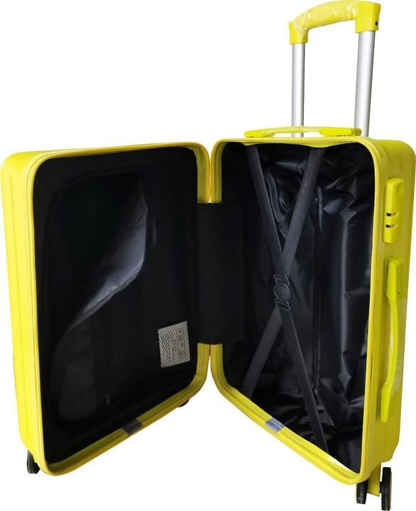 Produktbild NTK-Collection Hartschalenkoffer 4er-Set Mabell Gelb (115 l, Handgepäck (bis 50l), M (50 - 90l), L (90 - 115l), XL (ab 115l))