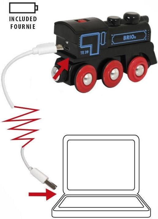 Productafbeelding Brio Batterij locomotief