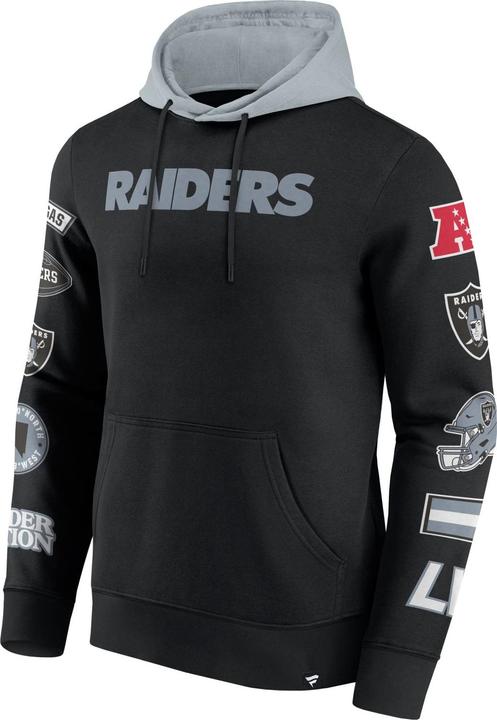 Actual product image Fanatics Las Vegas Raiders NFL Sleeve Prints Hoody - XL (XL)