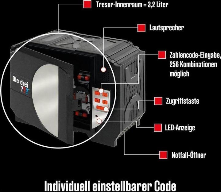 Produktbild Kosmos Die drei??? Digitaler Tresor