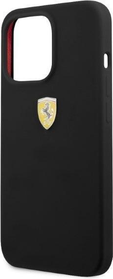 Actual product image Ferrari FESSIHMP13XBK iPhone 13 Pro Max 6.7" czarny/black hardcase Silicone MagSafe (Apple iPhone 13 Pro Max)