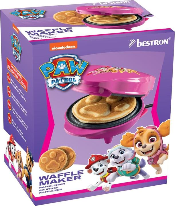Actual product image Bestron Best Paw Petrol Waffle Maker APP500P pk