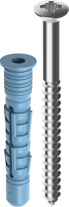 Actual product image Tox All-purpose anchor Aqua Stop Pro 62pcs. 6x38/8x50 mm + screw + drill in round box (62 pcs.)