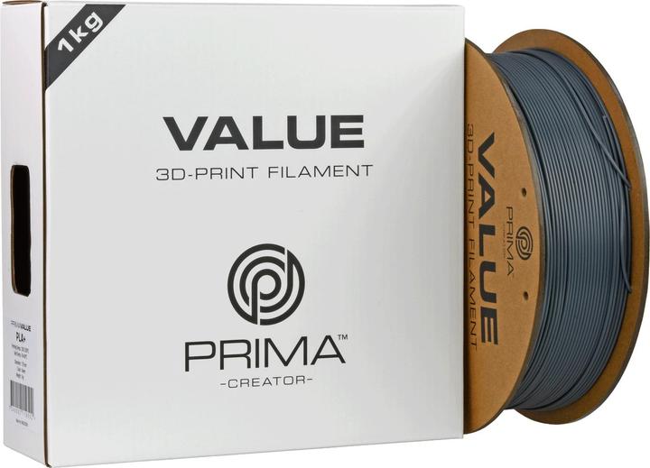 Immagine prodotto Prima Creator PrimaValue PLA+ (PLA, 1.75 mm, 1320 g, Grigio)