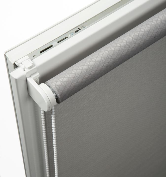 Actual product image Gardinia EasyFix roller blind without drilling Lilly Green grey 75x160 incl. clamp support (75 x 160 cm)