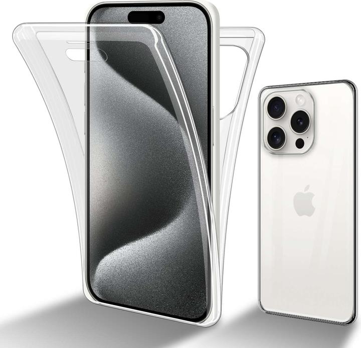 Produktbild Cadorabo TPU 360 Grad Hülle für Apple iPhone 15 PRO MAX (Apple iPhone 15 Pro Max)