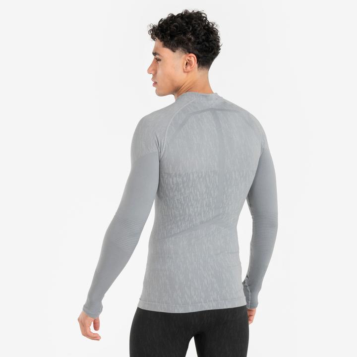 Immagine prodotto Kipsta Maglia funzionale da calcio da donna/uomo a maniche lunghe - Keepdry grigio (XS)