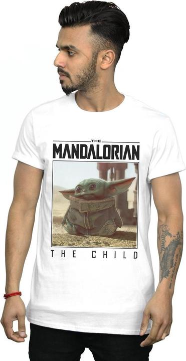 Actual product image Star Wars Mens The Mandalorian The Child Frame T-Shirt (3XL)