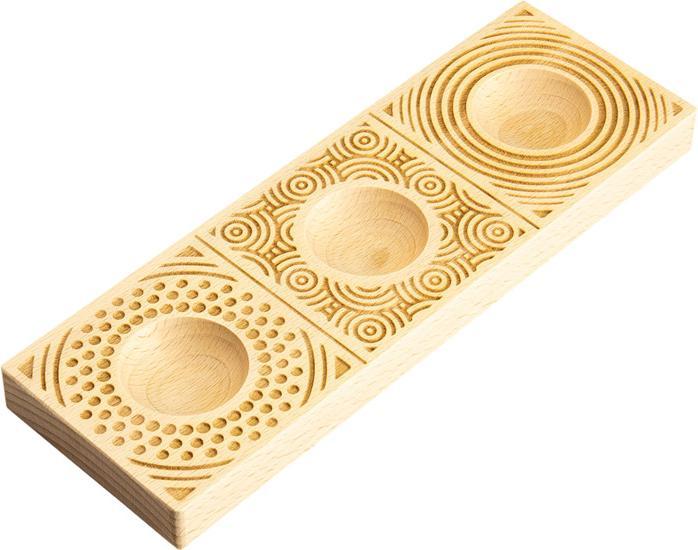 Leonardi Wood Handgefertigte Ravioli 3er-Holzform Nordisch (copy)