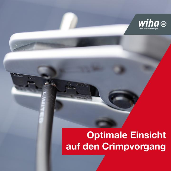Actual product image Wiha 45796 Crimping pliers 1 piece Photovoltaic connector, solar connector 2.5 to 6mm² (250 mm)
