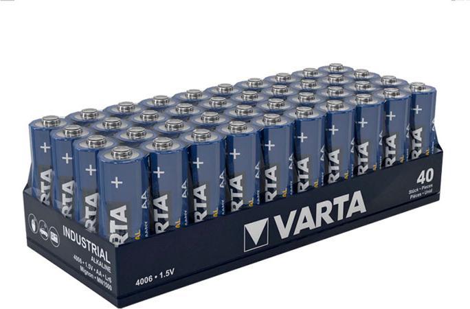 Varta Industrie (40 pcs, AA, 2950 mAh)