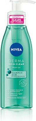 NIVEA Cleansing skin gel Derma Skin Clear (Wash Gel) 150 ml (Gel, 150 ml)