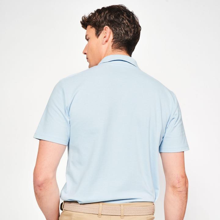 Actual product image Inesis Herren Golf Poloshirt kurzarm 100 % Baumwolle - MW100 blau (S)