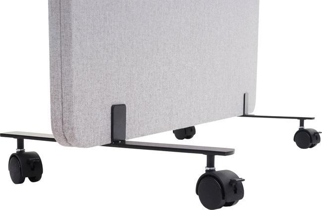 Actual product image Mendler Acoustic partition, office privacy screen room divider pinboard, double-walled rollable