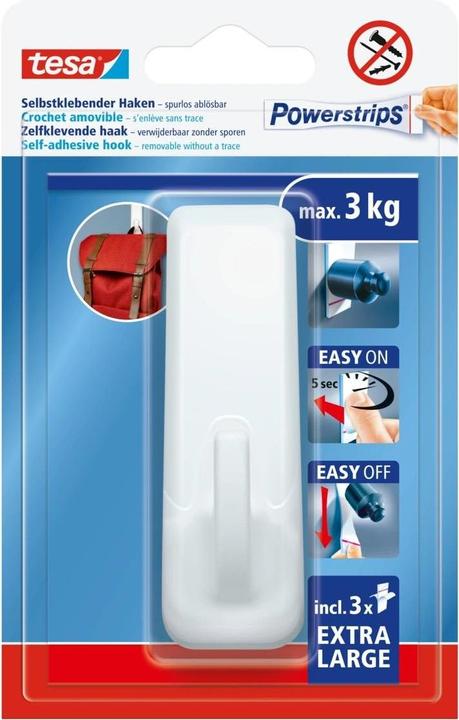 tesa Gancio adesivo Powerstrips XL
