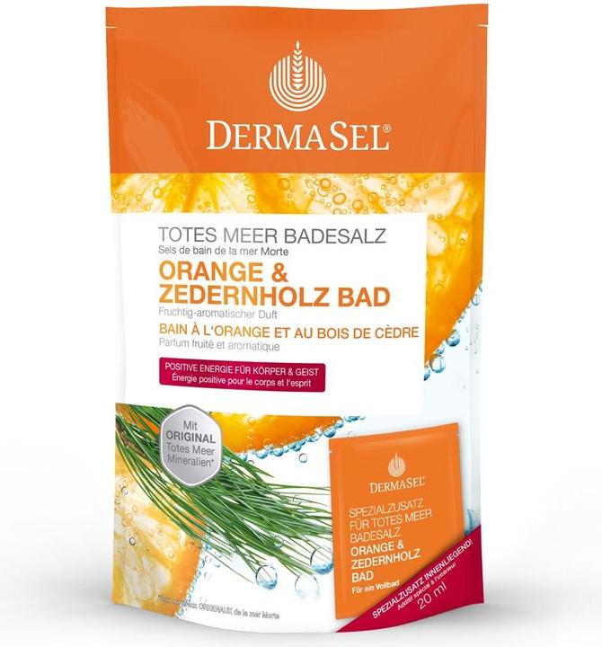 Immagine prodotto DermaSel Sali da bagno all'arancia e al cedro tedesco/francese (Sali da bagno)