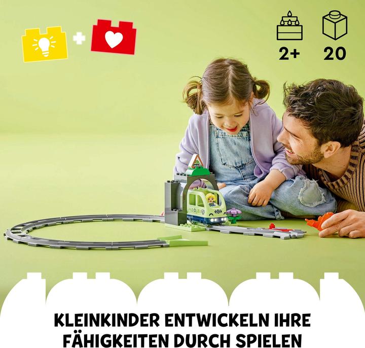 Produktbild LEGO Eisenbahntunnel und Schienen - Erweiterungsset (10425)