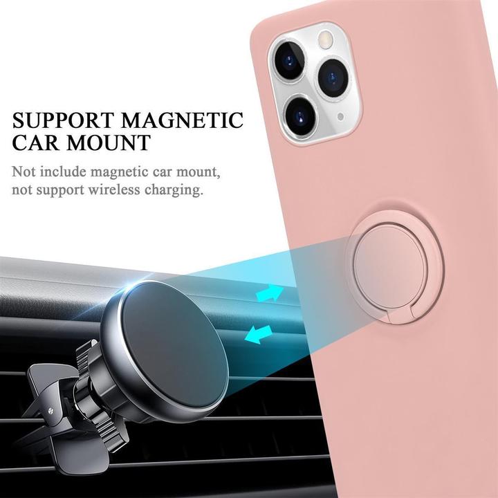 Actual product image Cadorabo TPU Liquid Ring Silicone Case Cover (Apple iPhone 11 Pro Max)