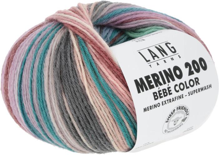 Image du produit Lang Yarns MERINO 200 BEBE COLOR - 155 (203 m)
