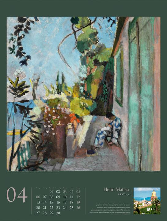 Immagine prodotto KunstGeschichten - Meisterwerke und die Orte ihrer Inspiration Kalender 2026 (Copertina rigida, Tedesco)