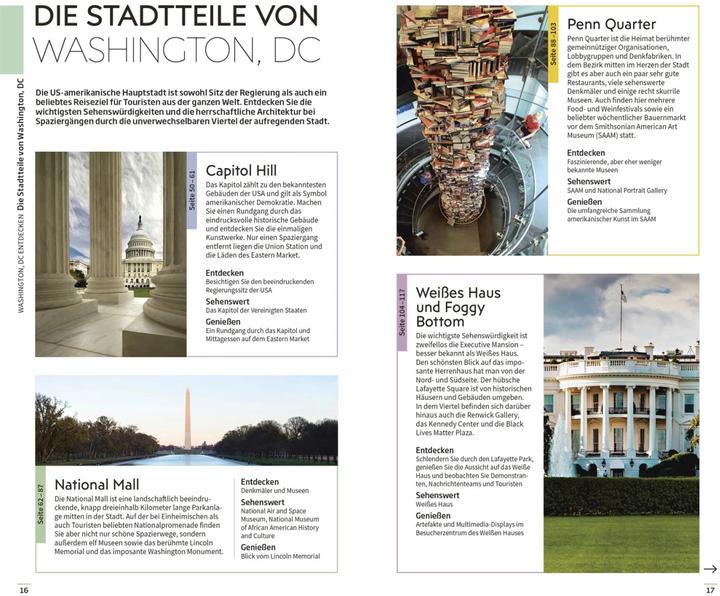 Produktbild DK Vis a Vis Washington (Deutsch, DK Verlag Reise, 2024)