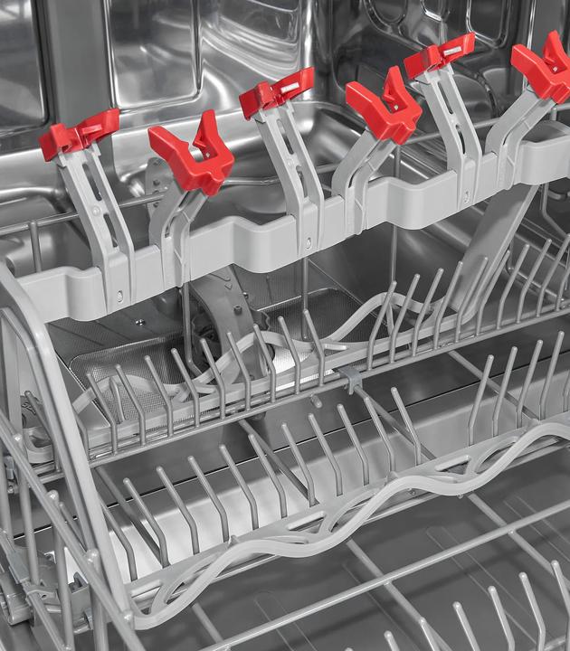 Actual product image Exquisit GSP9614030B inox freestanding dishwasher 60 cmB
