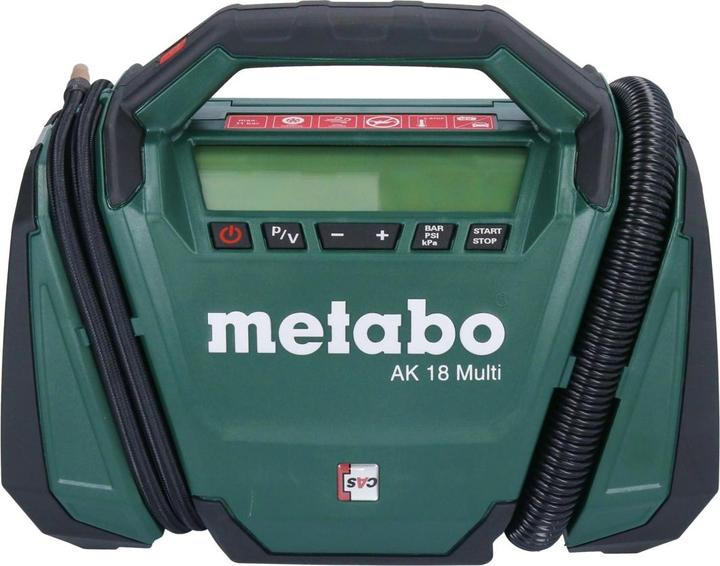 Immagine prodotto Metabo AK 18 Compressore multi batteria 18 V 11 bar + 1x batteria 2.0 Ah - senza caricatore (0 l)