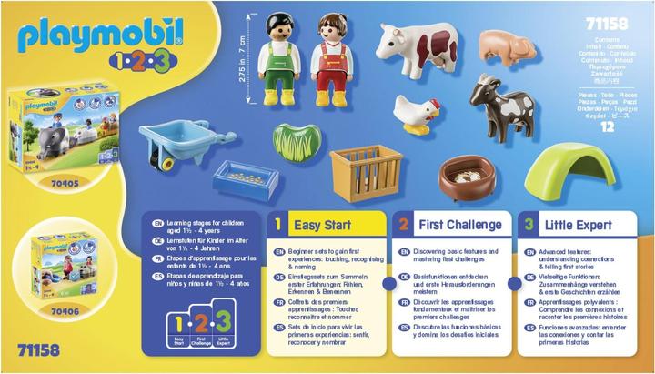 Produktbild Playmobil Bauernhof-Set (71158, Playmobil 1.2.3)