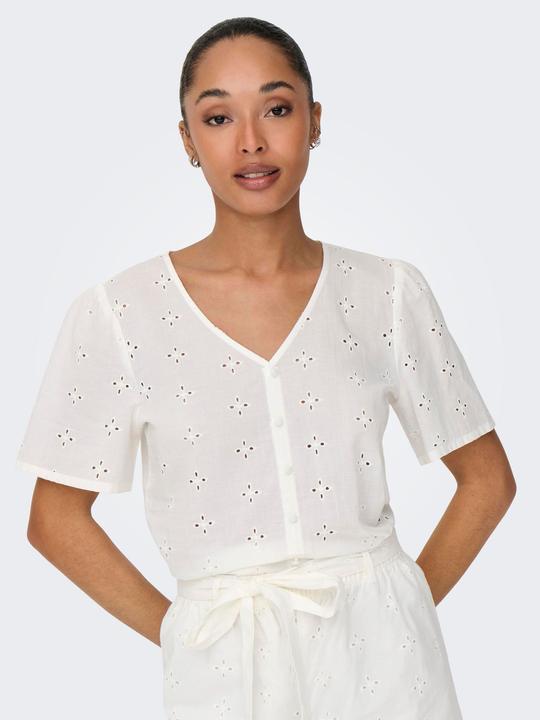 Actual product image JdY Normal geschnitten Hemdkragen Voluminöser Armschnitt Hemd Hemd (XL)
