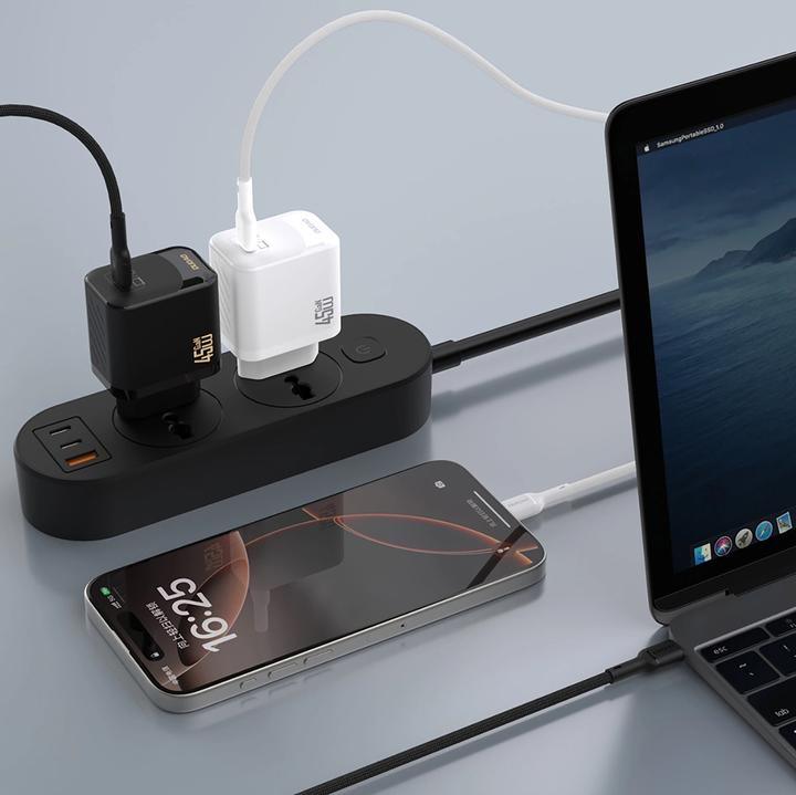Produktbild Dudao A28EU 45W GaN Charger White (45 W)