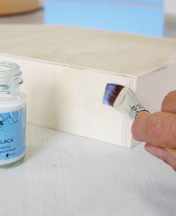 Image du produit Kreul Vernis acrylique satiné transparent à base d'eau (Incolore, 0.05 l)