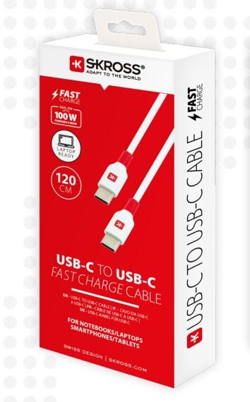 Immagine prodotto Skross Cavo di ricarica USB Fast Charging USB C - USB C 1,2 m (1.20 m, USB 2.0)