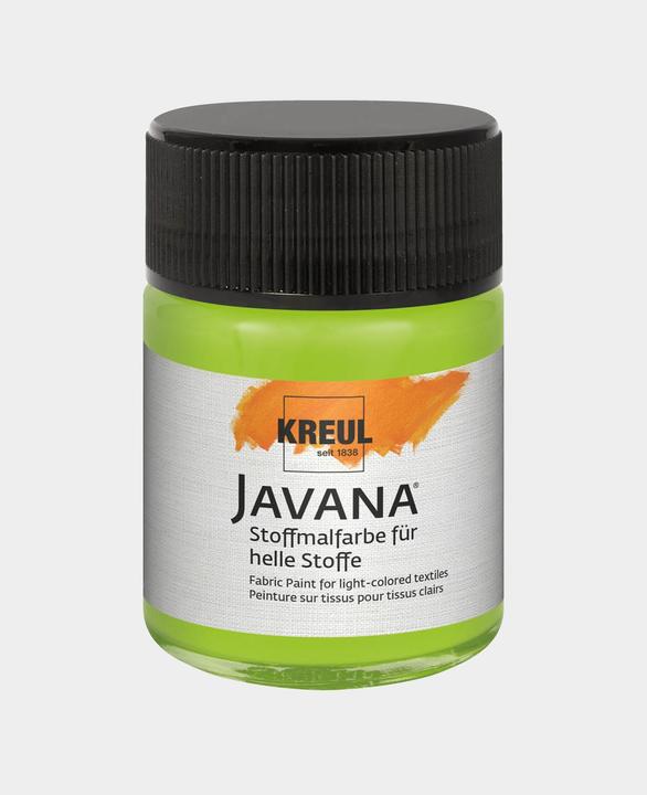 Image du produit Kreul Peinture pour tissu Javana pour tissus clairs, 50 ml (Mai vert, 50 ml)