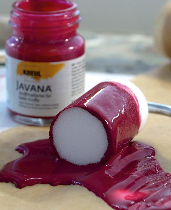 Actual product image Kreul Javana fabric paint for light fabrics, 50 ml (Luminous green, 50 ml)